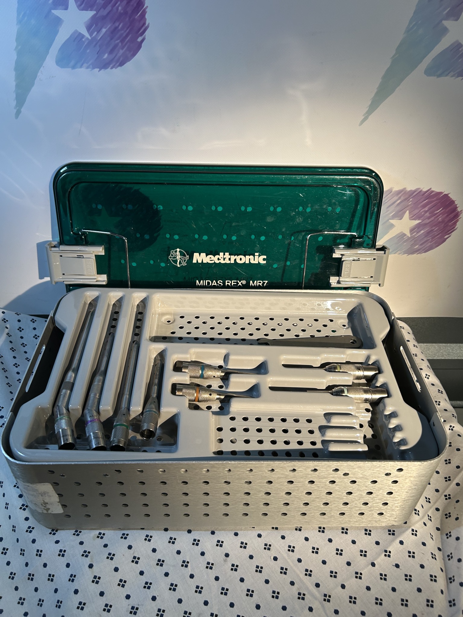Medtronic Midas Rex MR7 Drill, Accessories And Case