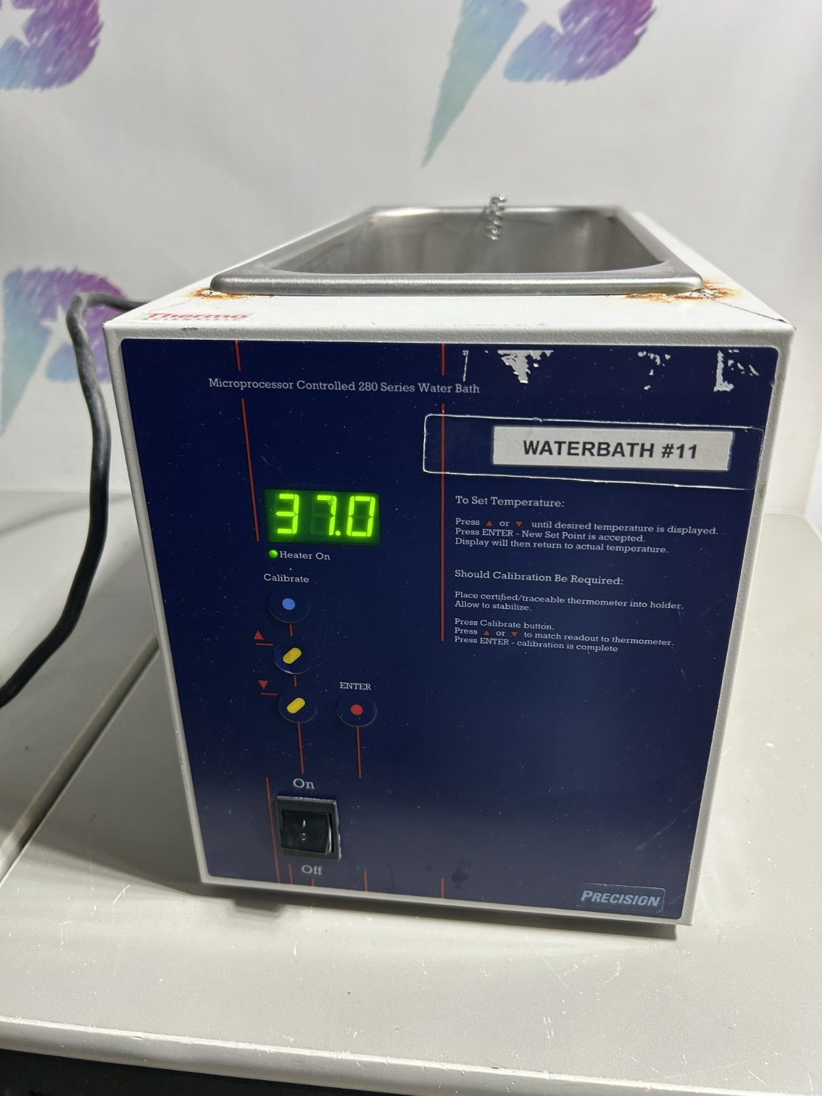 Thermo Precision Microprocessor Controlled 280 Series Water Bath -P/N 51221048