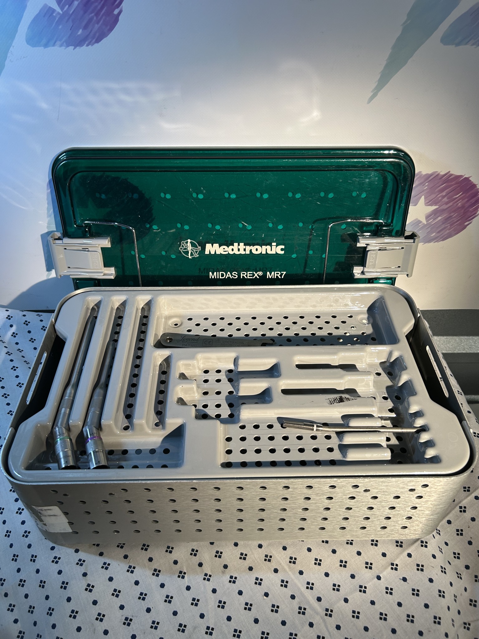 Medtronic Midas Rex MR7 Touch Drill, Accessories And Case