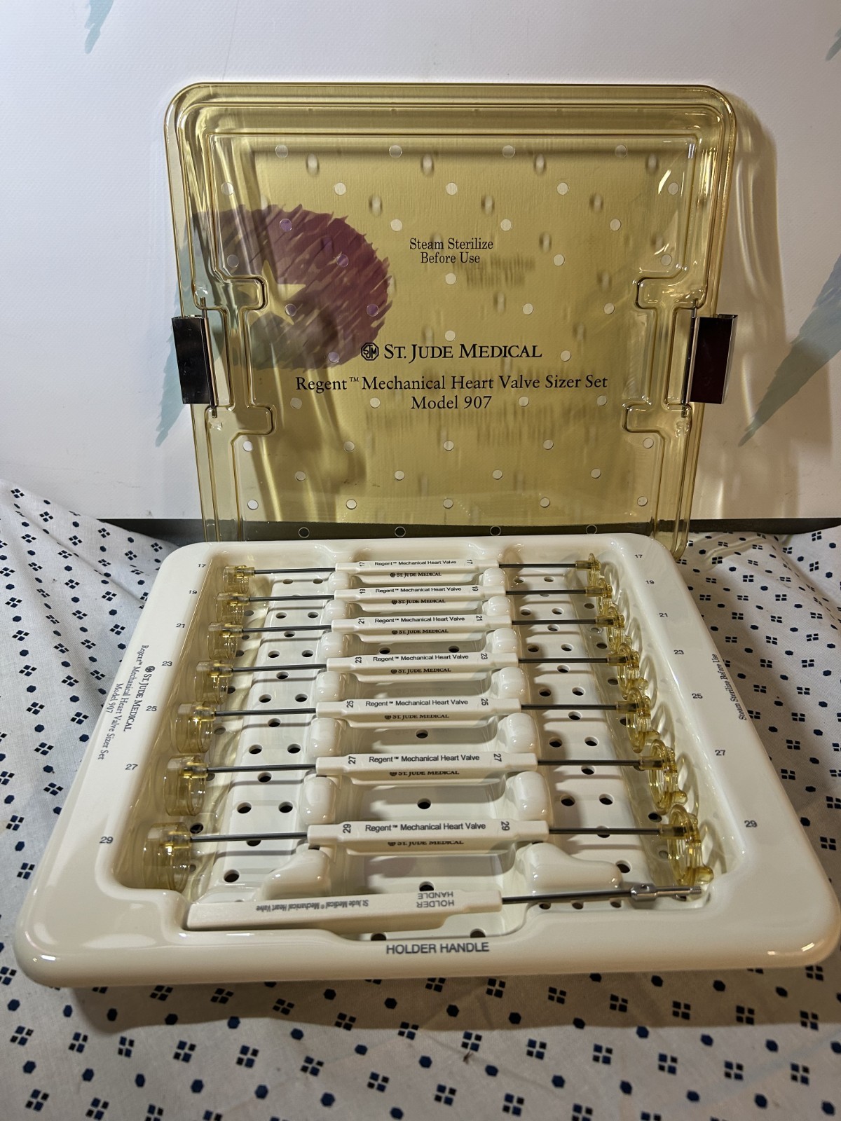 St. Jude Medical 907 Regent Mechanical Heart Valve Sizer Set