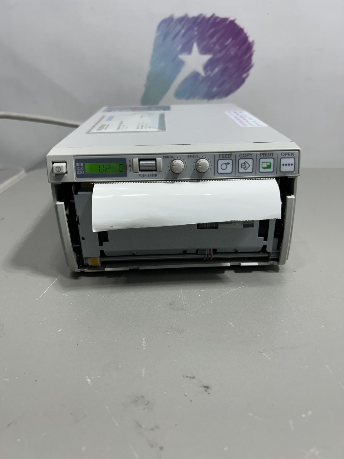 Sony UP-897MD Analog Video Graphic Printer - PARTS - POWERS ON