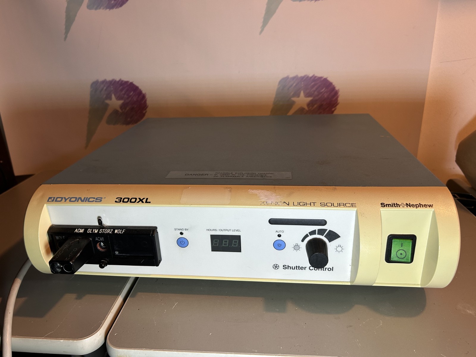Dyonics 300XL Xenon Light Source - POWERS ON - SOLD AS IS