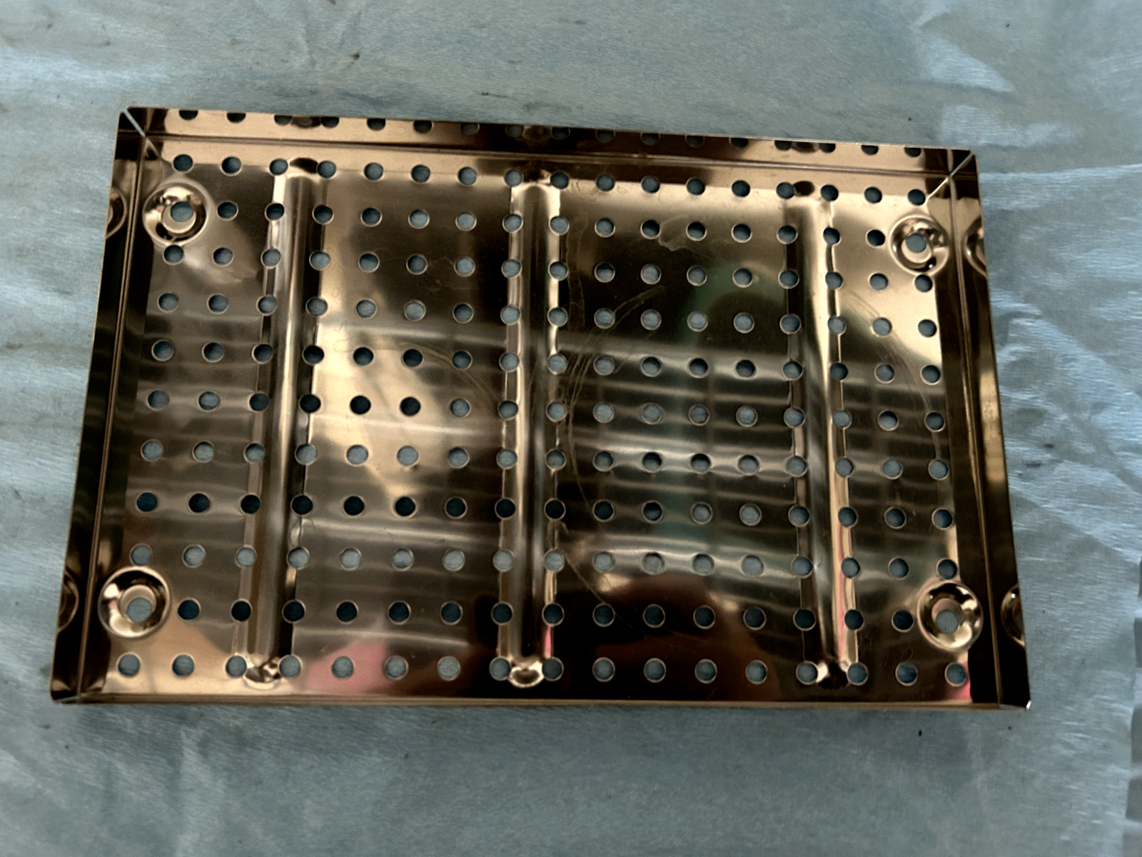 Autoclave Sterilizer Tray 11" x 7.25" - Stainless Steel