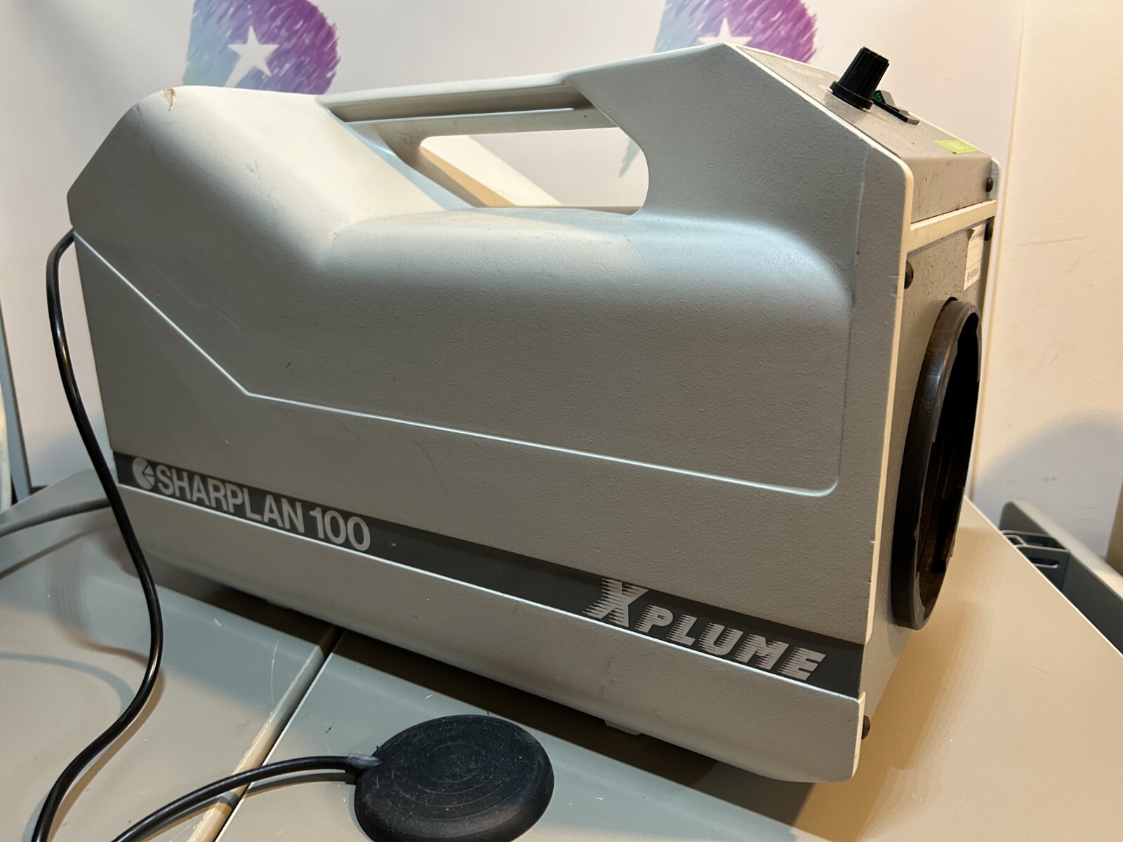 Sharplan 100 Xplume Smoke Evacuator and Foot Switch