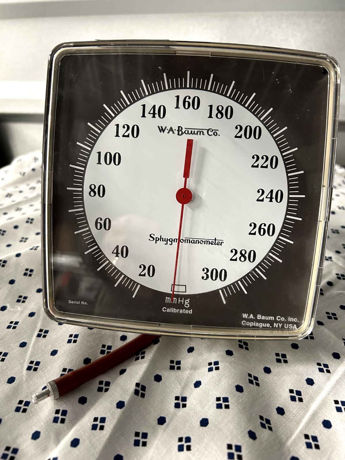 W. A. Baum Co Aneroid Sphygmomanometer- Vintage Style