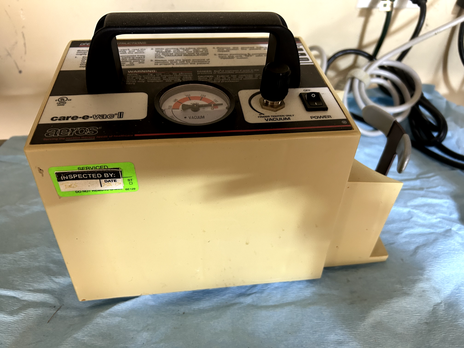 Aeros Care-E-Vac II Portable Suction Unit