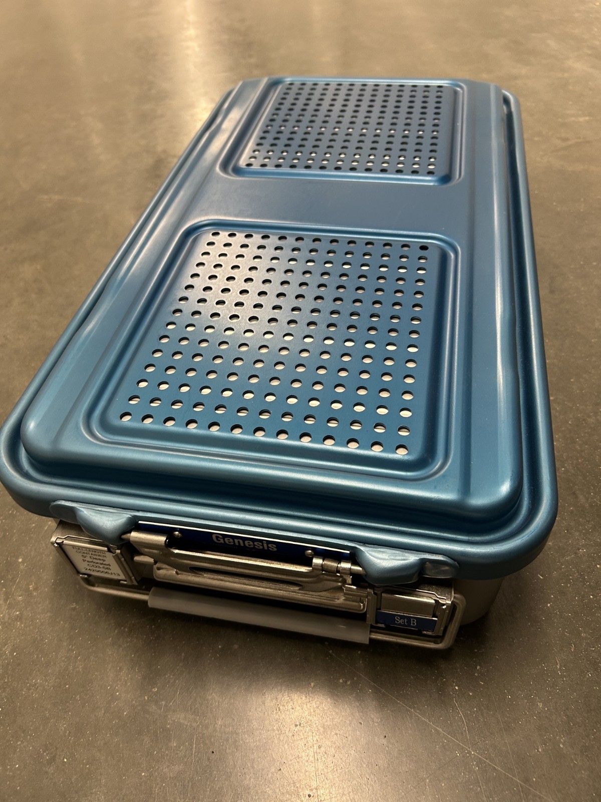 V. Mueller Genesis Sterilization Container - CD3-5B-BLUE